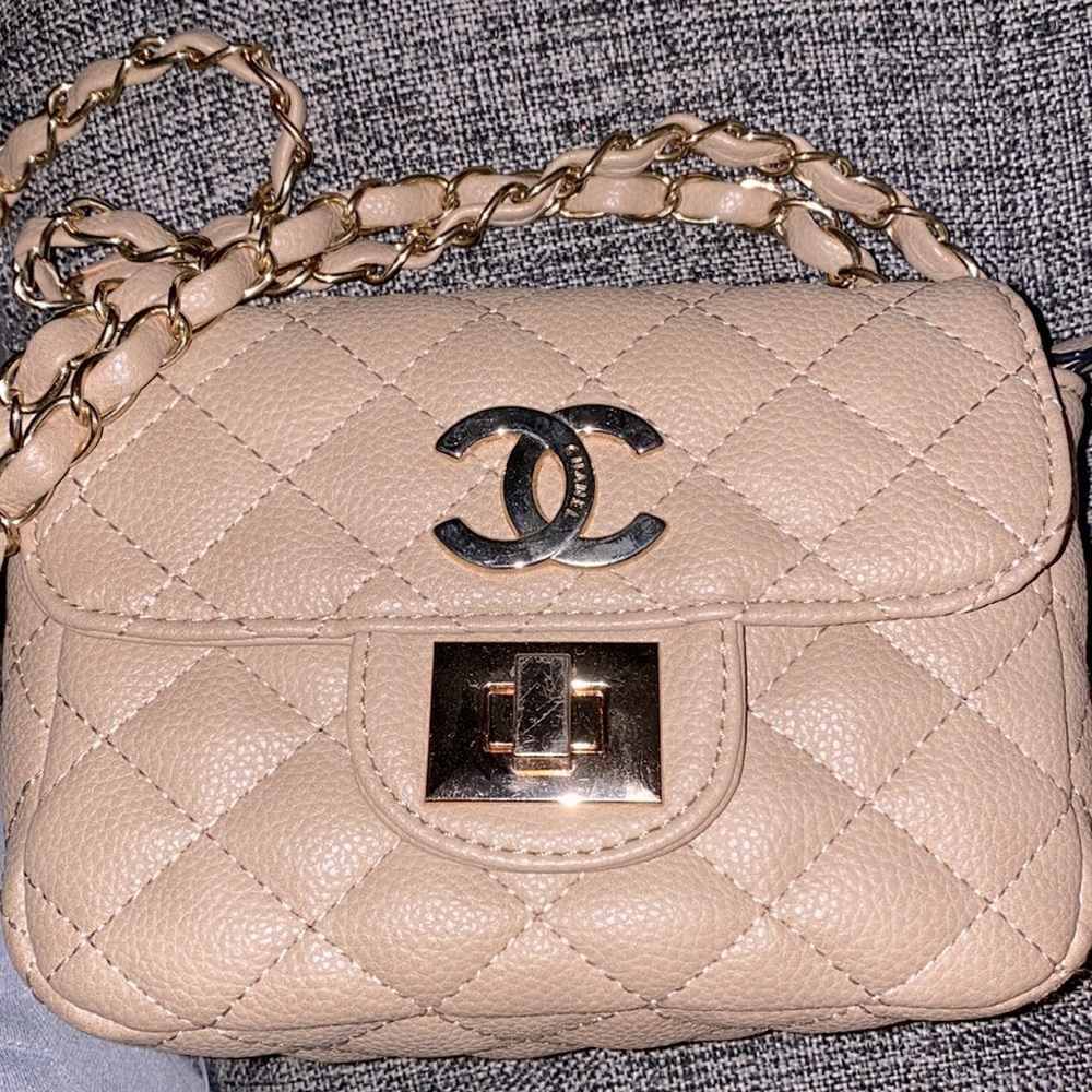 Chanel knock-off tiny purse